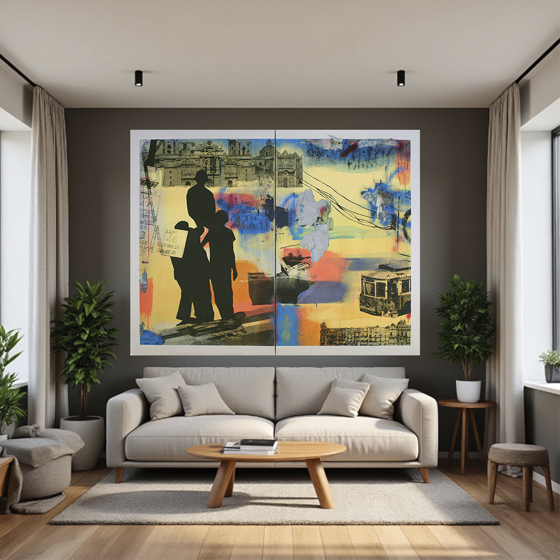 De la serie Fuerzas contrarias No. 2 - Pintura contemporánea