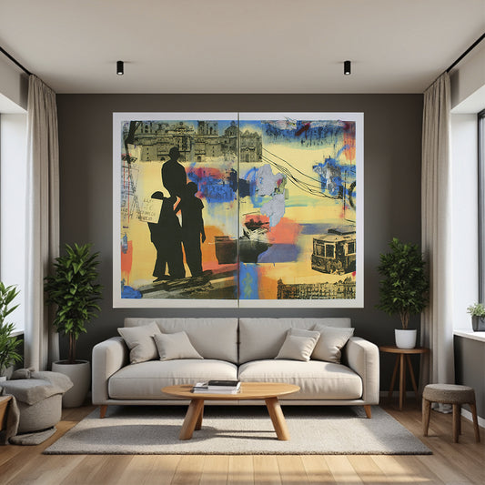 De la serie Fuerzas contrarias No. 2 - Pintura contemporánea
