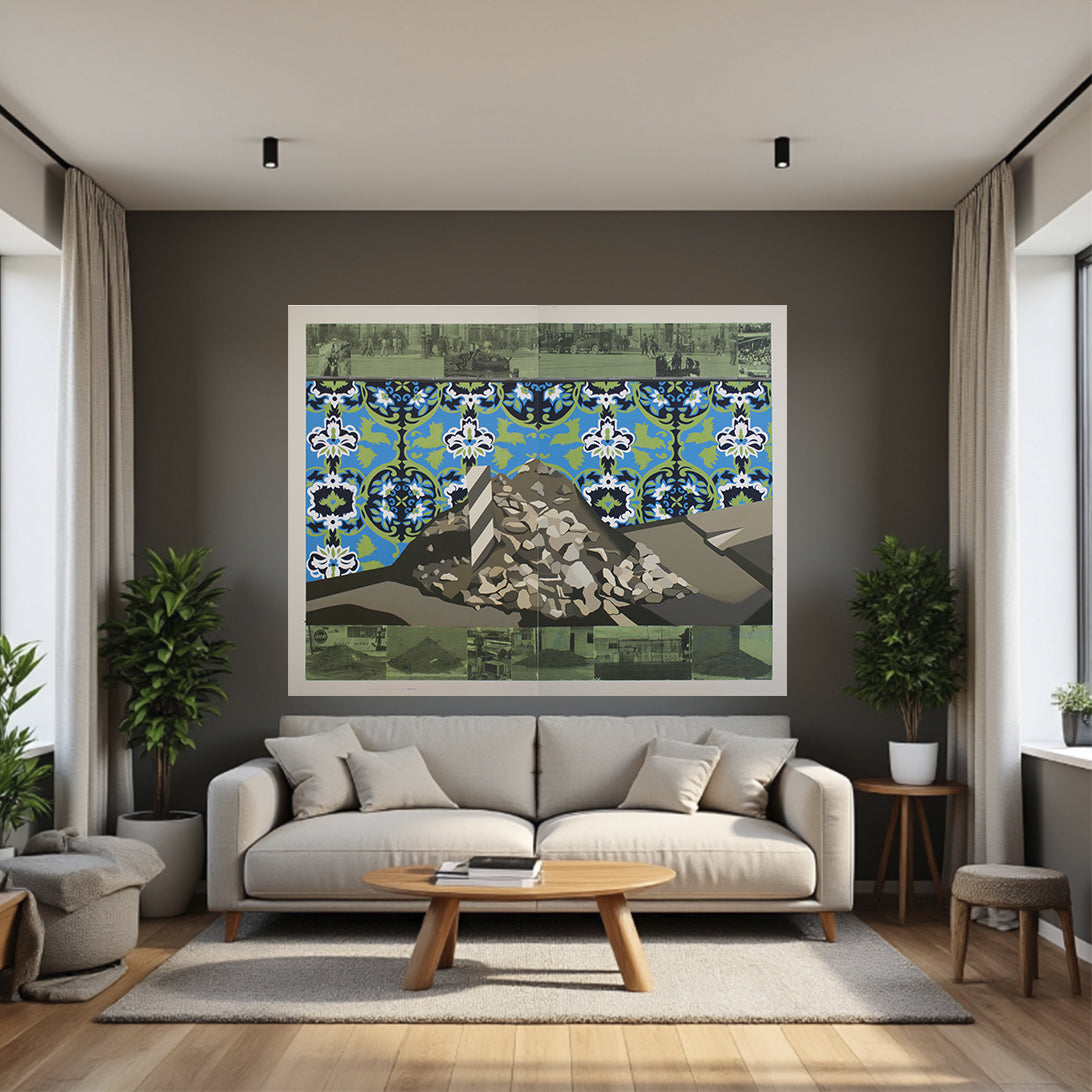 De la serie Fuerzas contrarias No. 7 - Pintura contemporánea