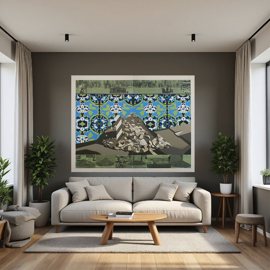 De la serie Fuerzas contrarias No. 7 - Pintura contemporánea
