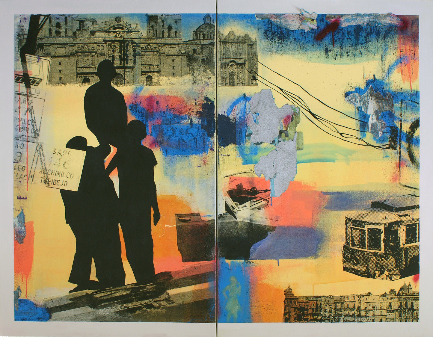 De la serie Fuerzas contrarias No. 2 - Pintura contemporánea
