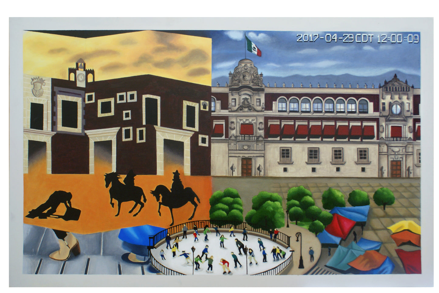 De la serie Fuerzas contrarias - Pintura contemporánea