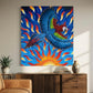 Arte contemporaneo- "AQ'AB'AL-GUACAMAYA ROJA"