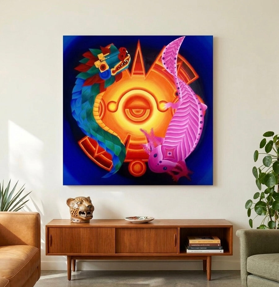 Arte contemporáneo - "AXOLOTL-AJOLOTE"