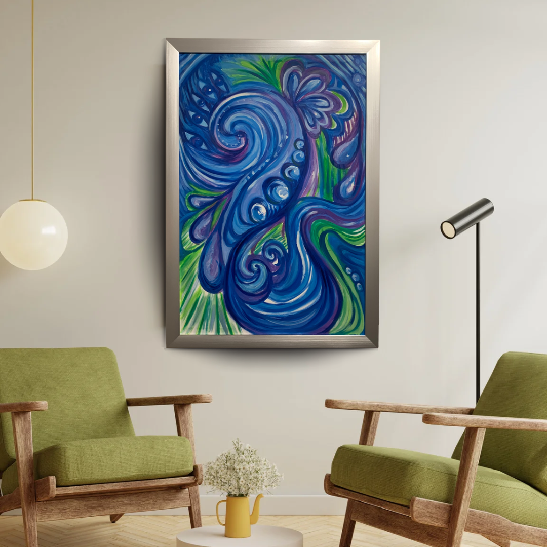 Cuadro abstracto- Creación Divina