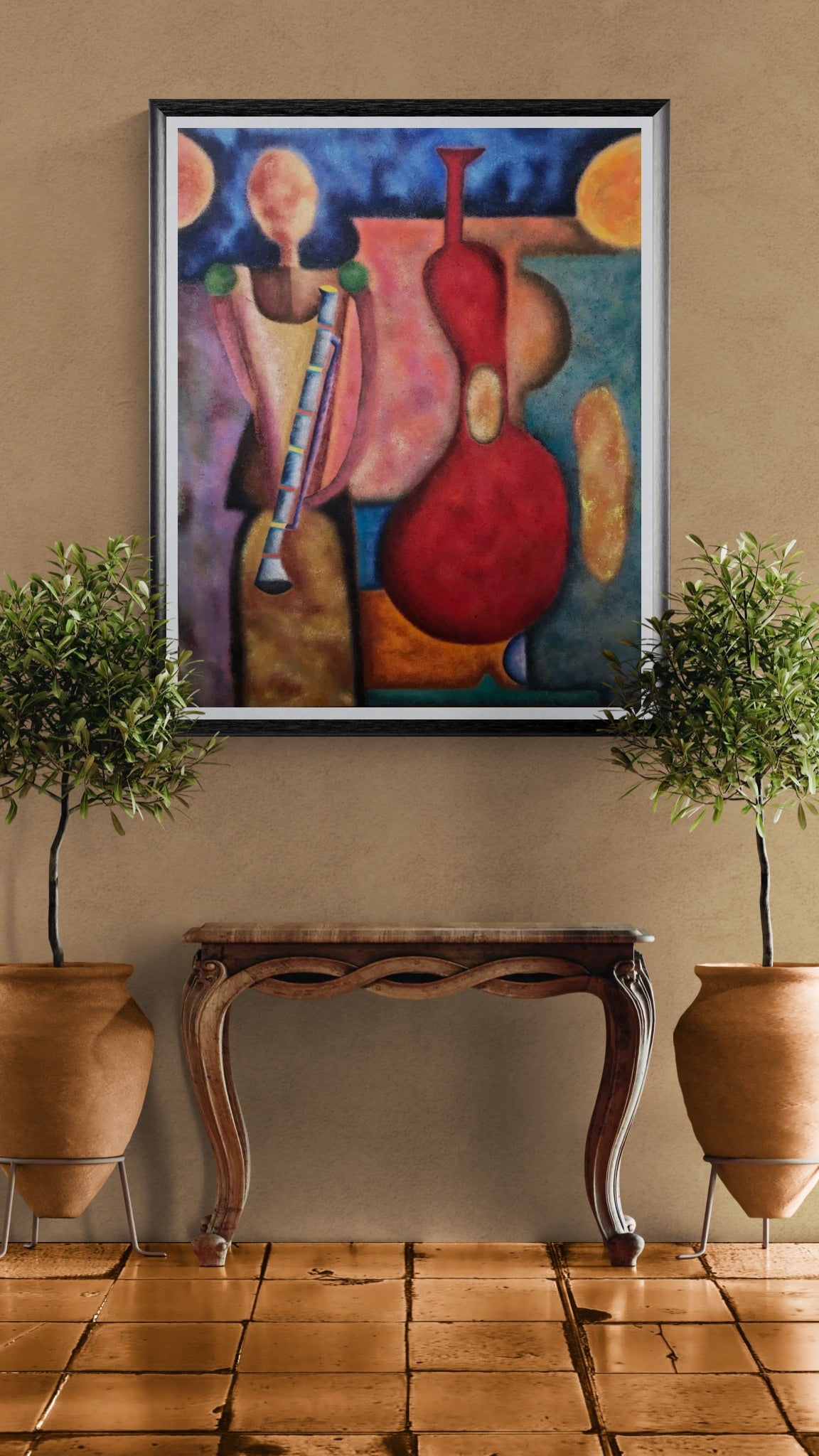 Obra de arte Original - Los Músicos de Orquesta