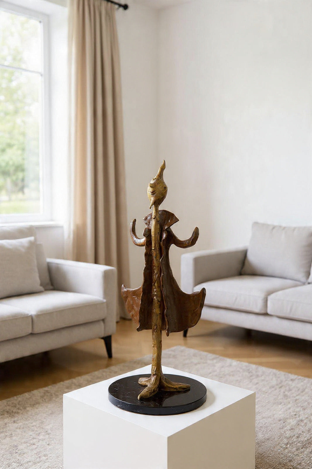 Escultura original - Hombre Vela