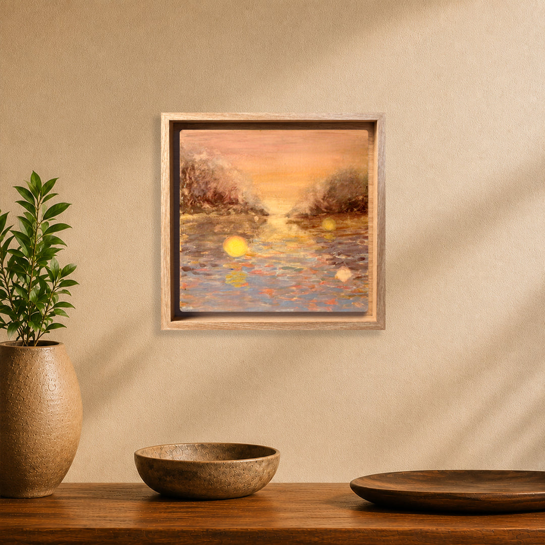 Pintura contemporánea — Homenaje a Monet (“El imperio de las luces”)