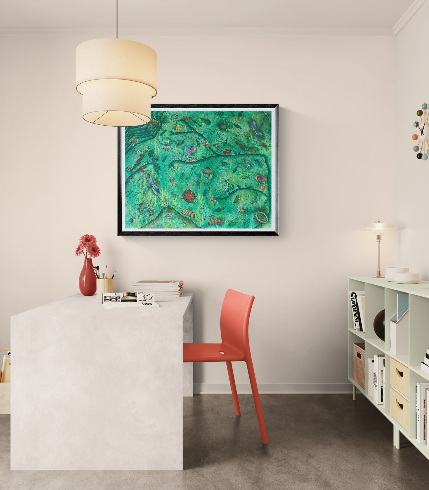 Obra de Arte Original - El Mundo de los Insectos