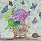 Pintura- Hortencias Blanca