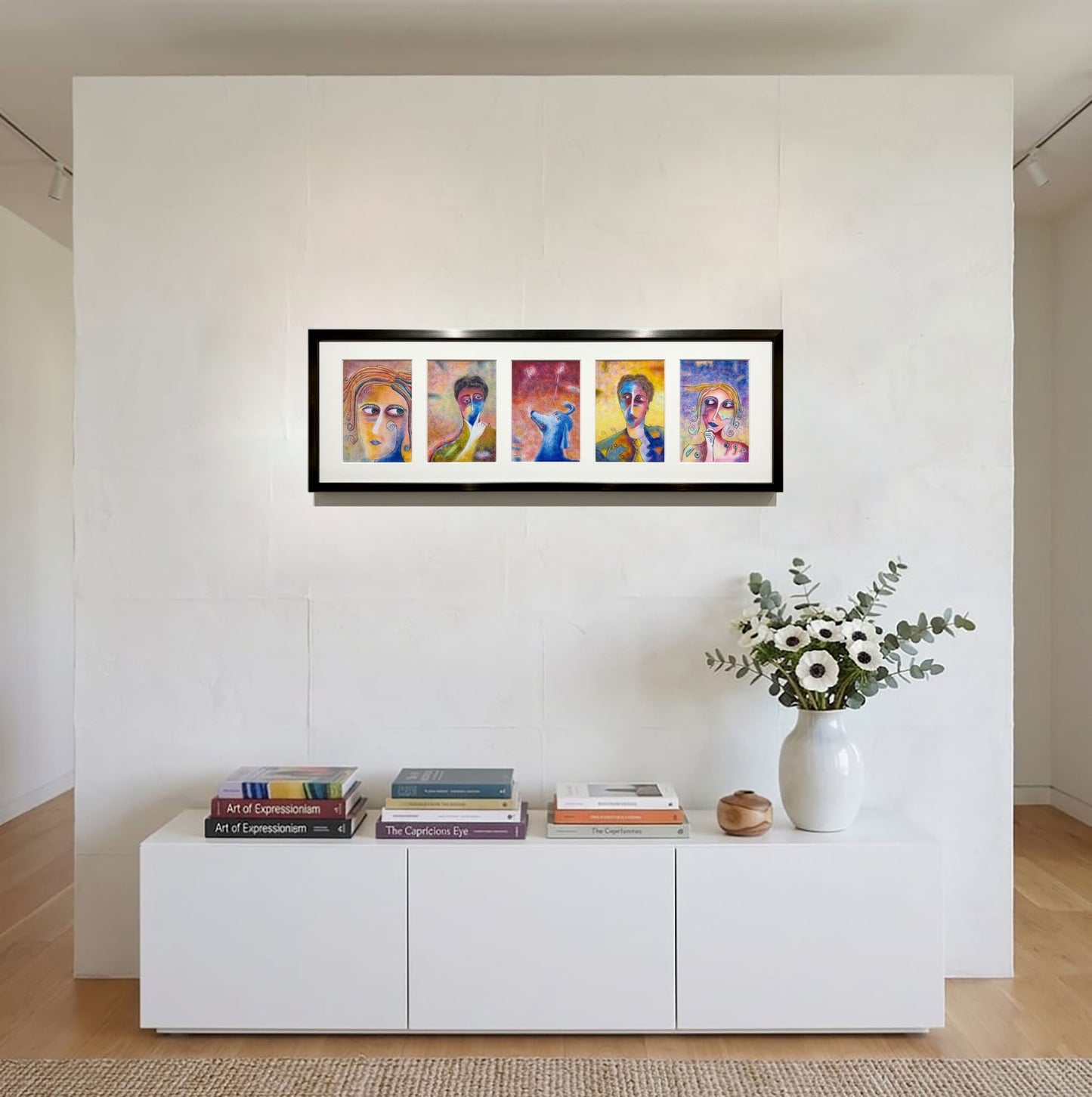OBRA DE ARTE ORIGINAL "ENTRE EL PENSAMIENTO Y LA DUDA"