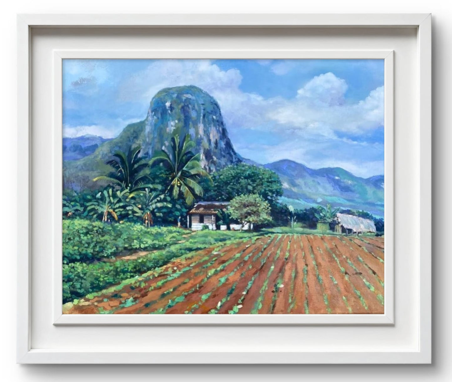 Paisaje tropical| cuadro decorativo