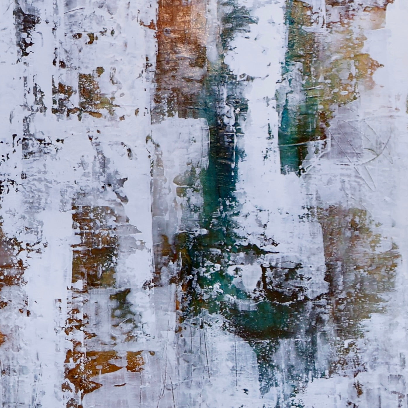 ARTE ABSTRACTO-NIEBLA DE INVIERNO