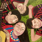 Cuadro artístico - Niños triqui