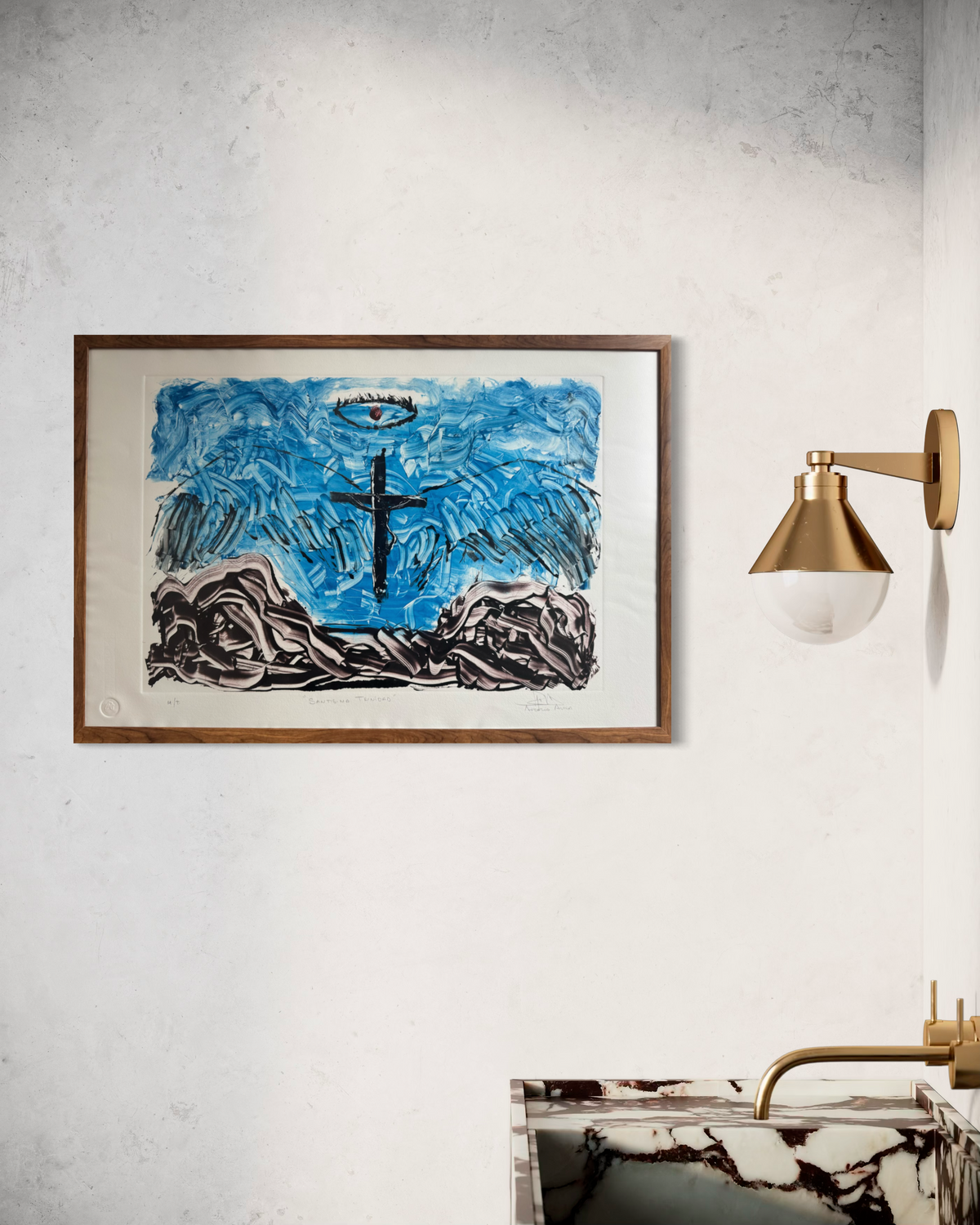 “Santísima trinidad” monotipo original
