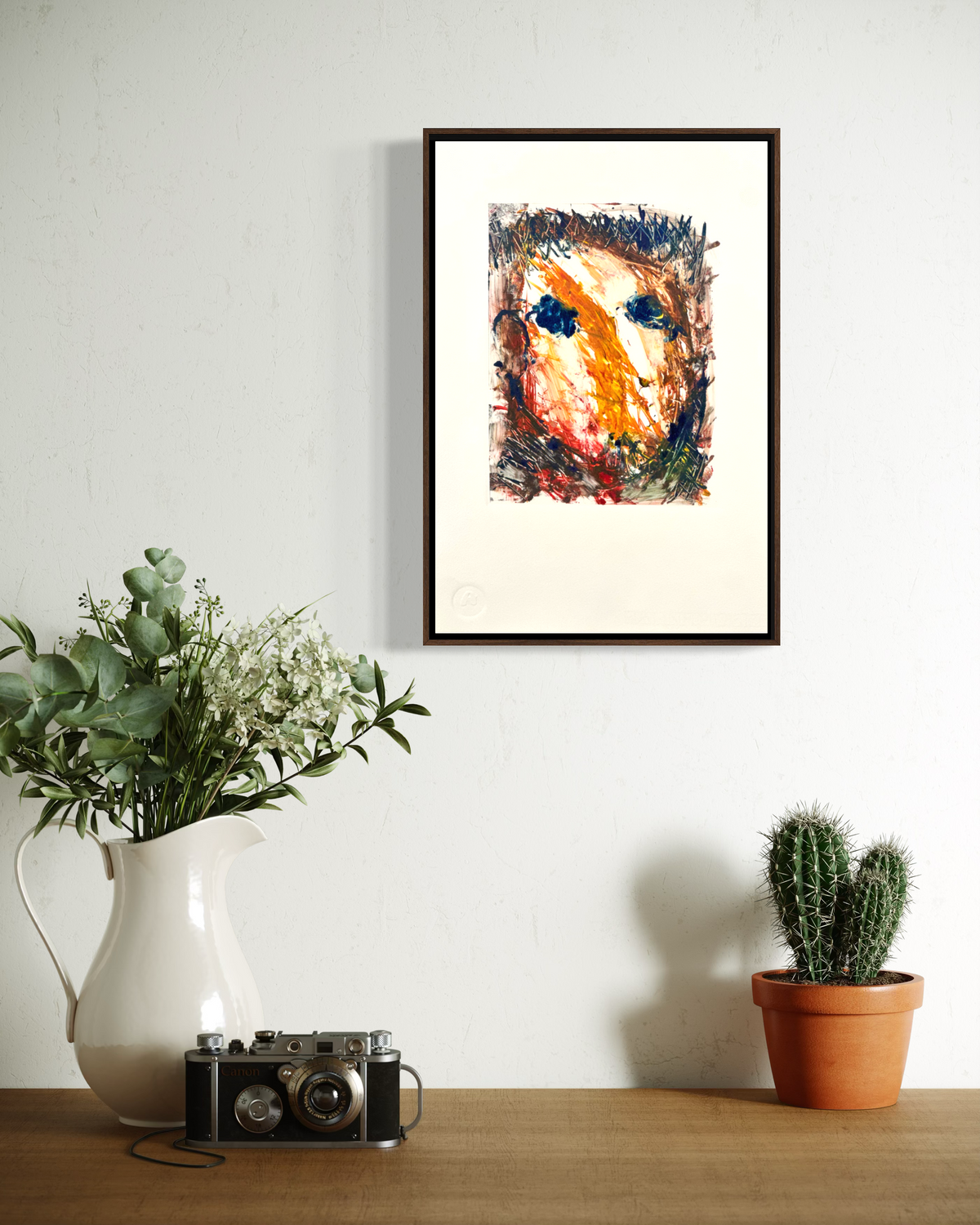 “Autorretrato IV” original abstracto