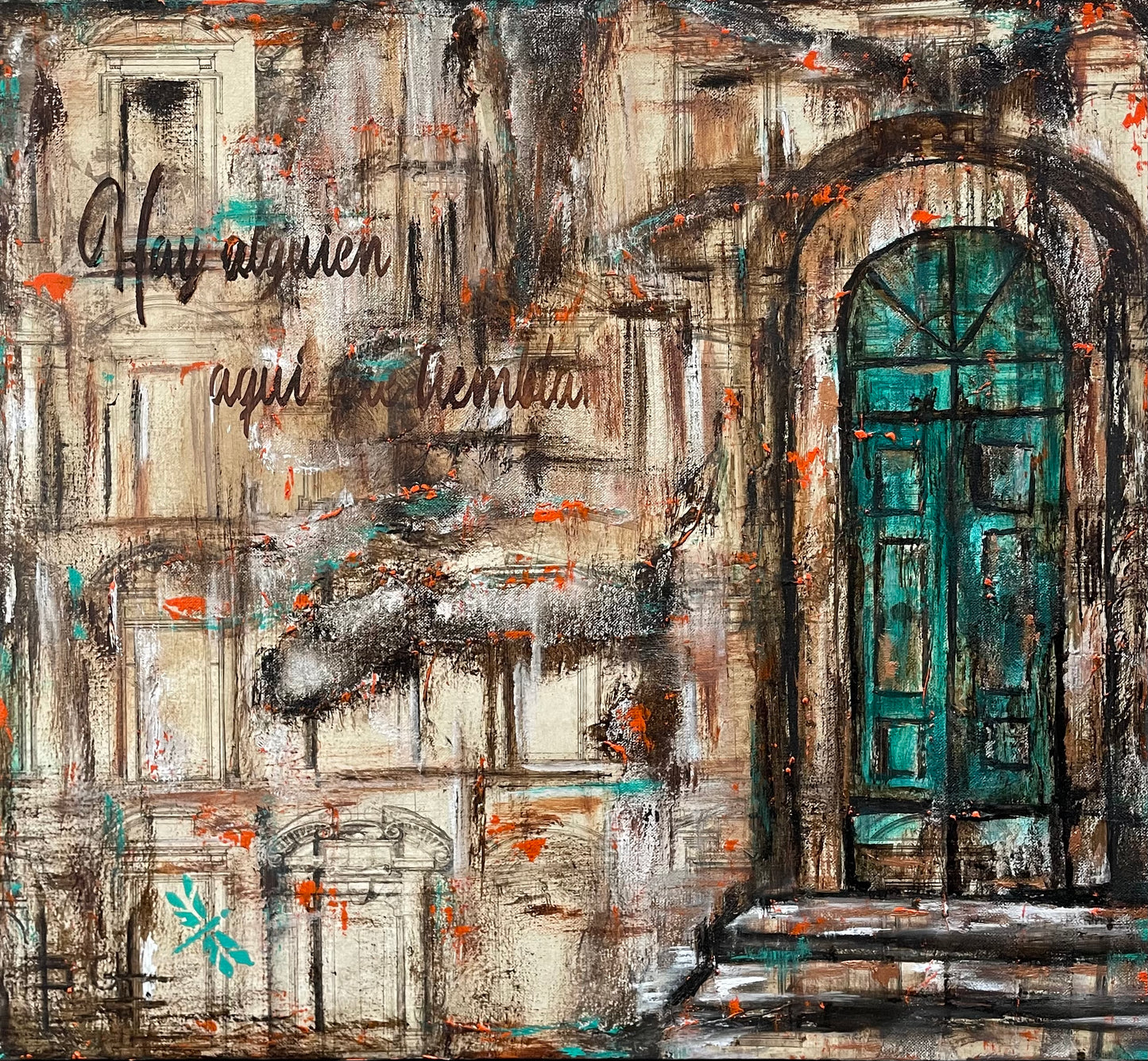 Cuadro al óleo - Alguien que Tiembla