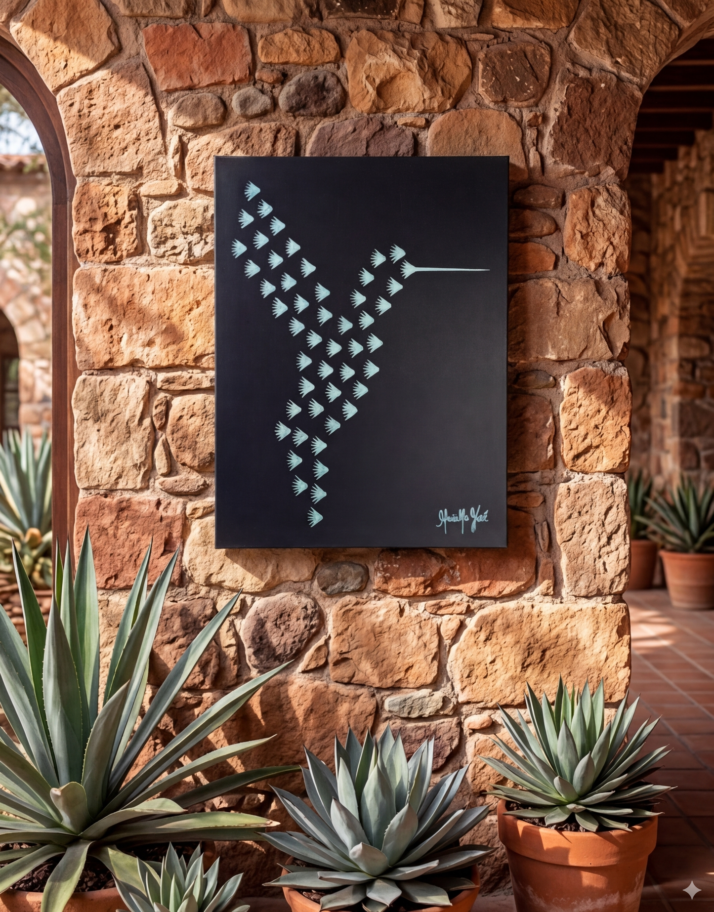 "COLIBRÍ DE AGAVE AZUL"