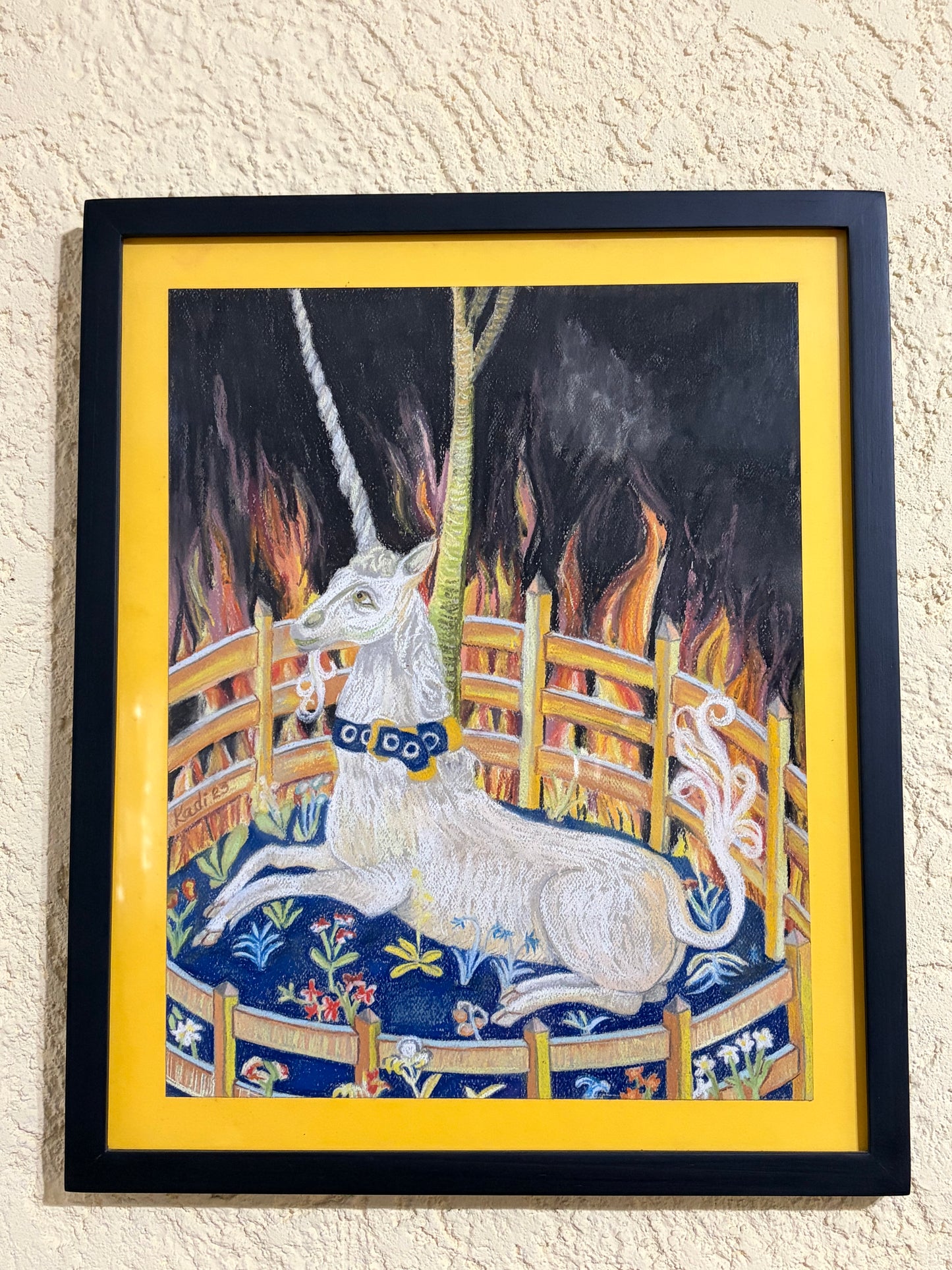 Pintura-El unicornio de hoy