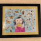 Cuadro decorativo- Muñequita Monarca