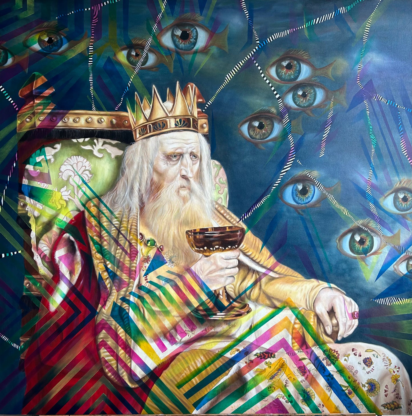 pintura arte- El rey de Thule