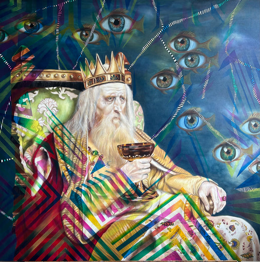 pintura arte- El rey de Thule