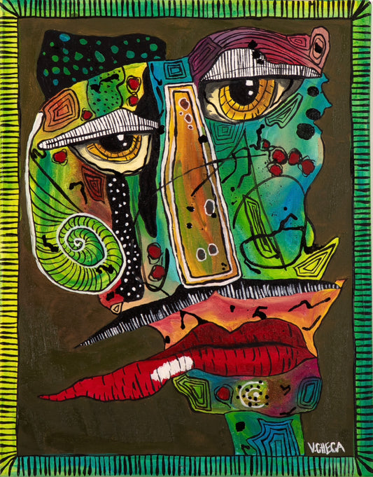 obra de arte- Les moustache