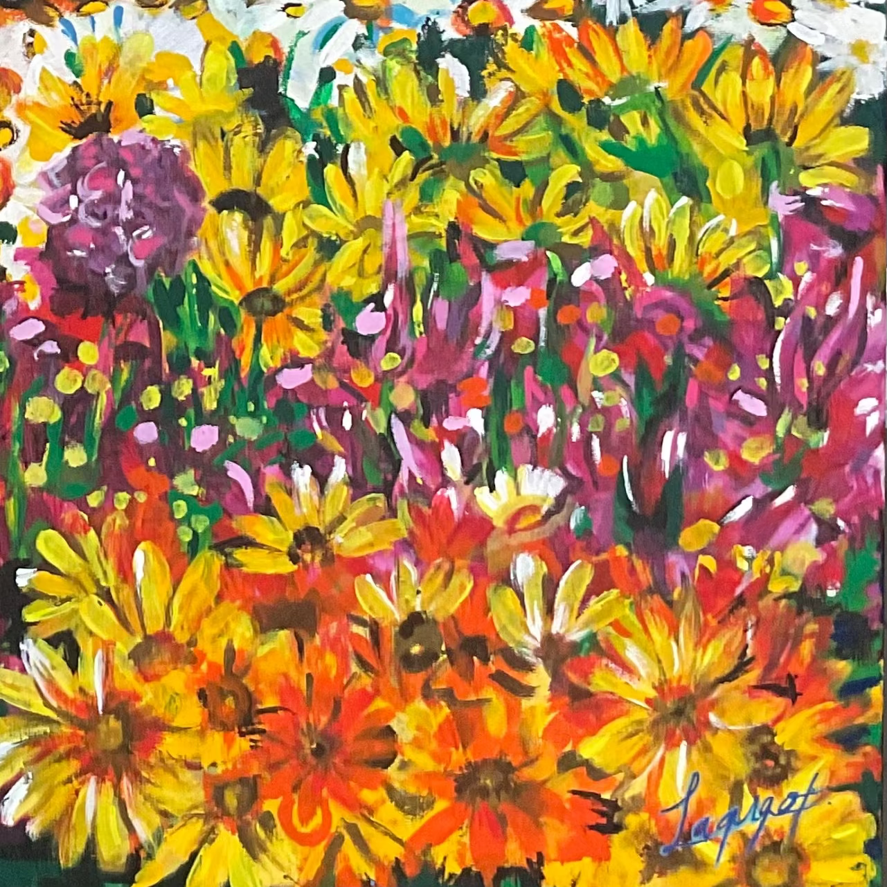 CUADRO ARTÍSTICO - FLORECER