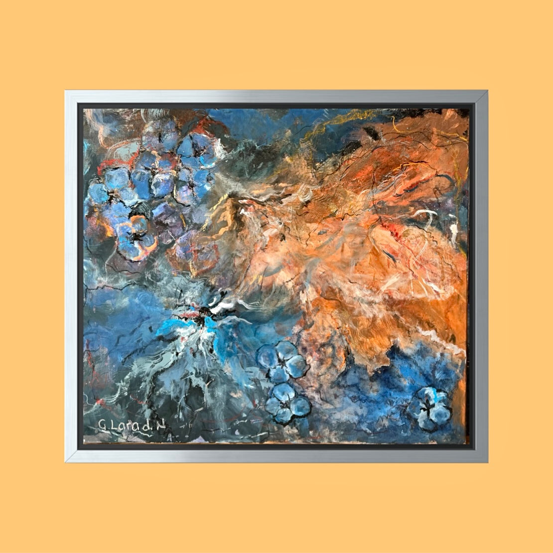Obra de Arte Original - Como El Mar Azul
