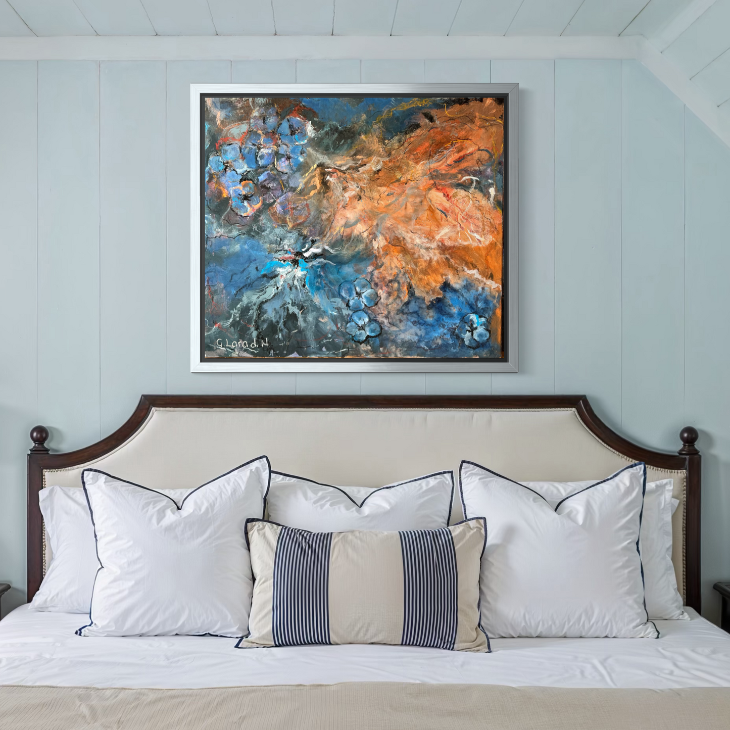 Obra de Arte Original - Como El Mar Azul