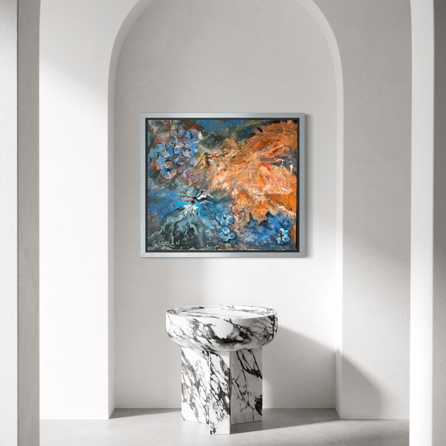 Obra de Arte Original - Como El Mar Azul