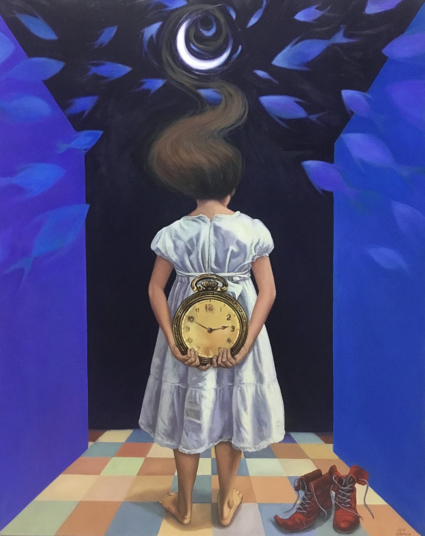 Obra de arte original - Mar del tiempo