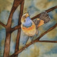 Pájaro en otoño