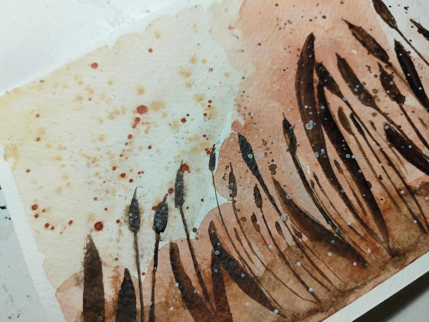 Curita sepia- Espigas