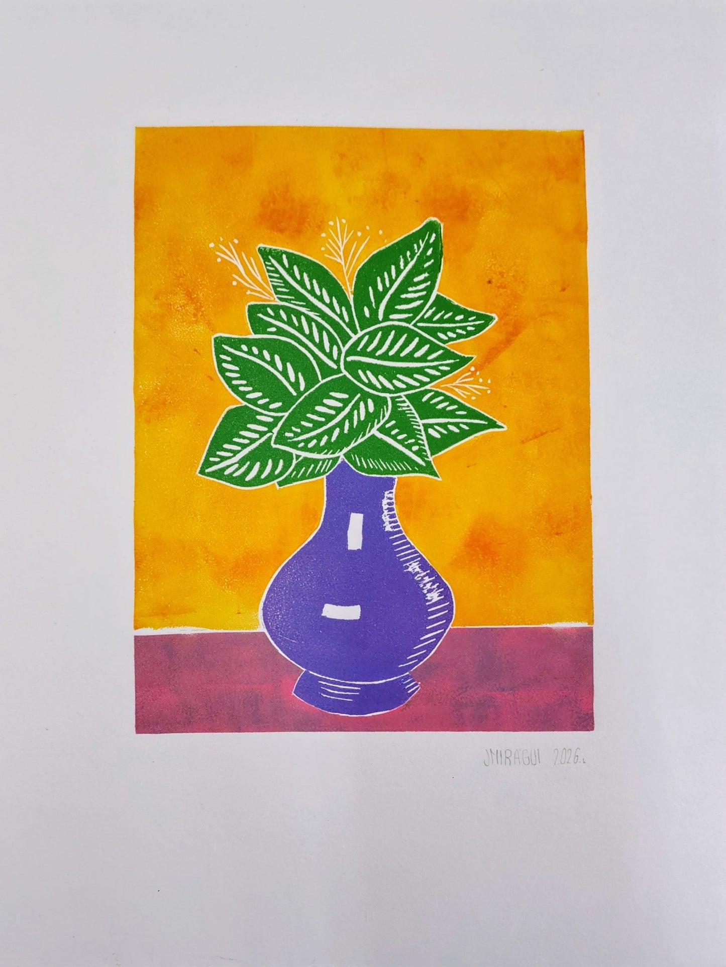 Flor "Calathea"
