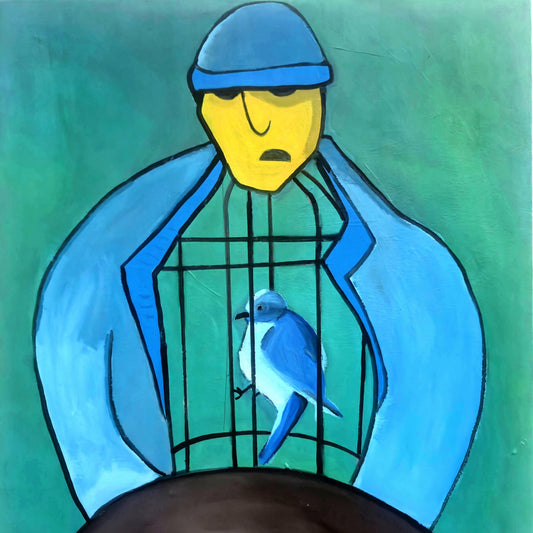 Hay un pájaro azul en mi corazón