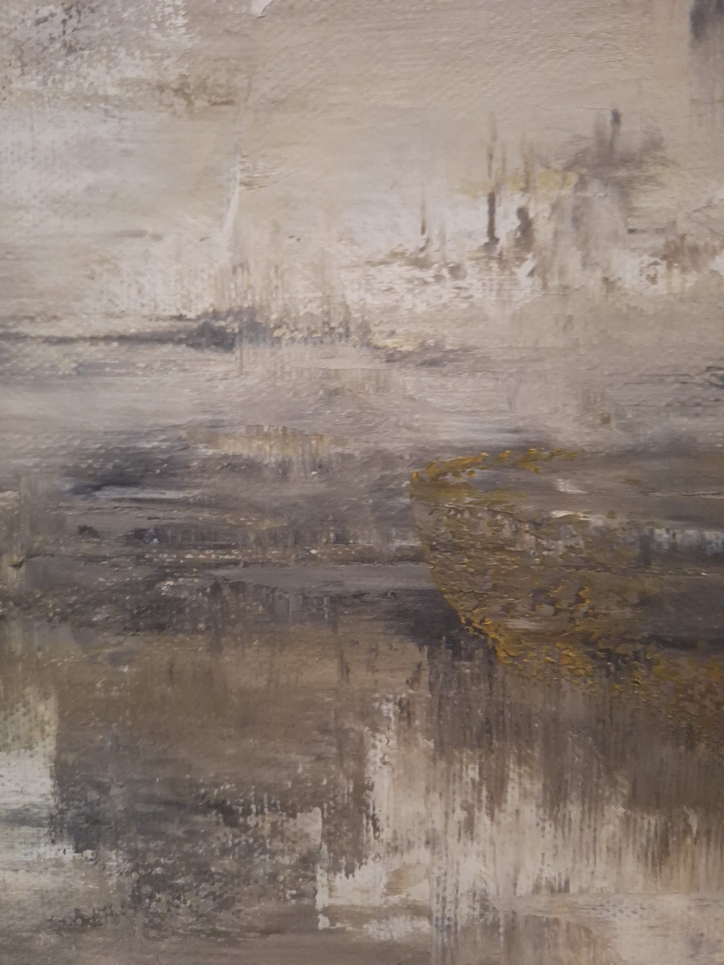 Día nublado y lluvioso - Obra de arte original