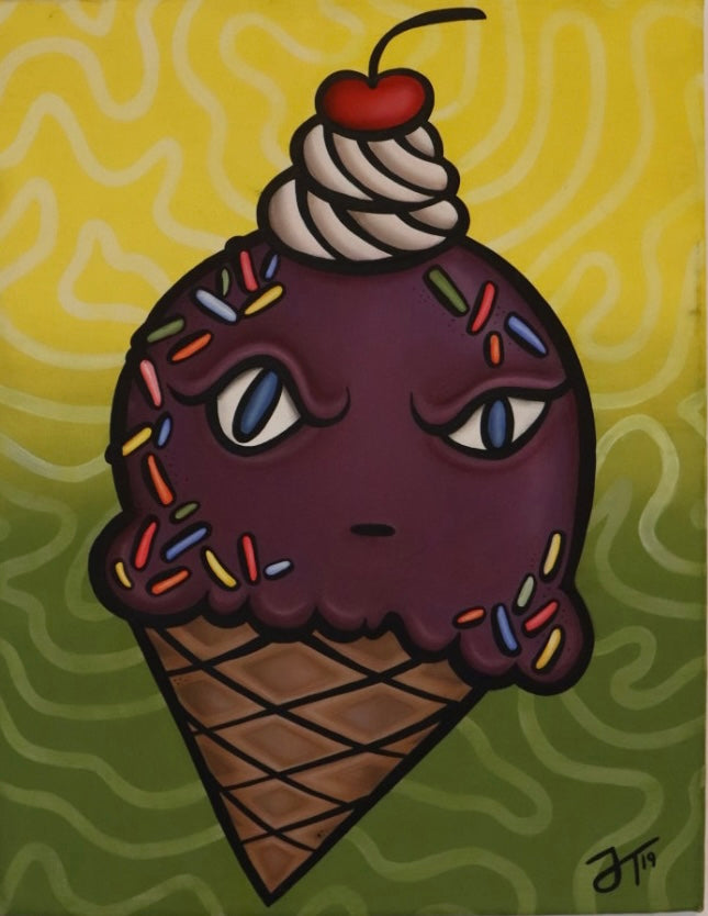 Cono de malas - Cuadro decorativo infantil