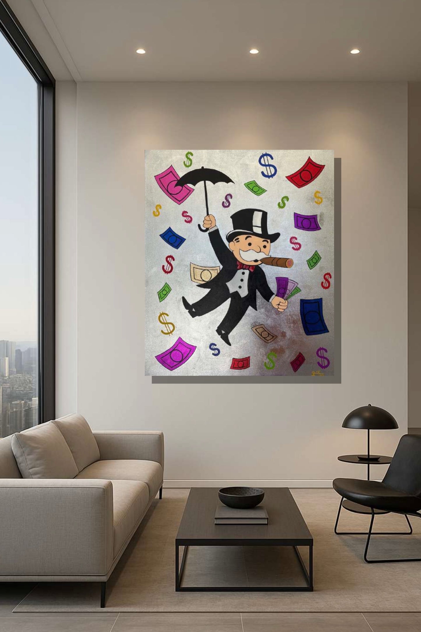 Arte contemporáneo- Make it Rain