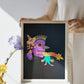 Cuadro decorativo - Miquiztli Atl chinolli