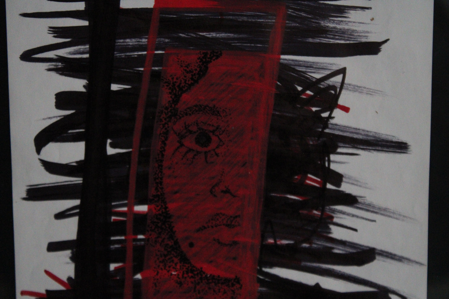 Cuadro artístico- Mirada puntillizada