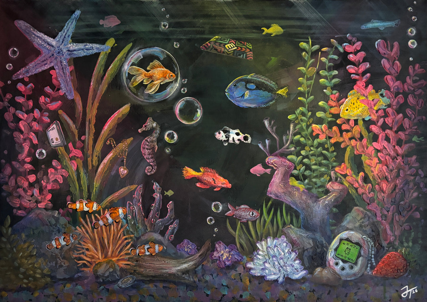 Cuadro decorativo - Pez de agua dulce