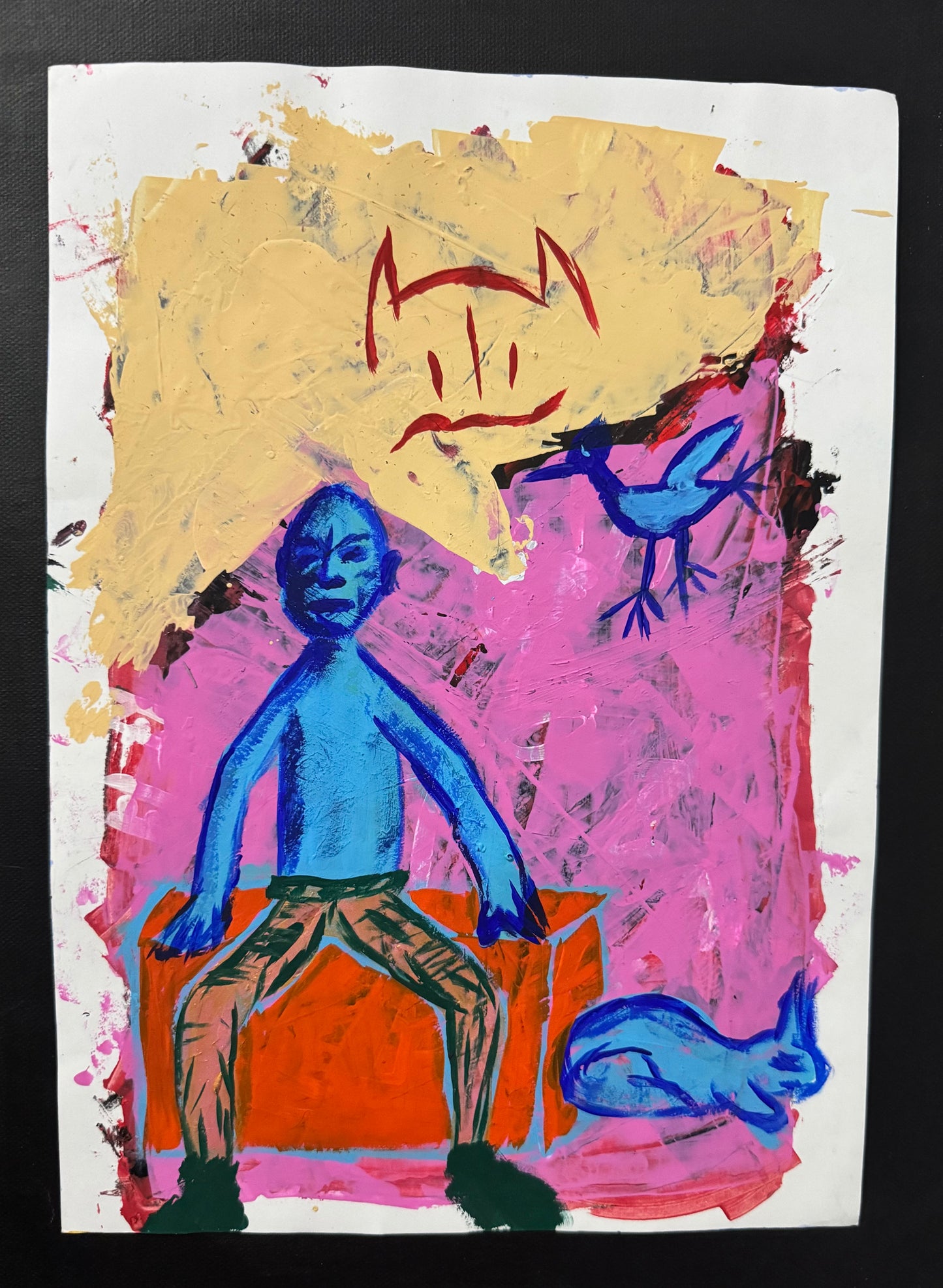 Pintura Acrílica - Esperando, Esperando 1967