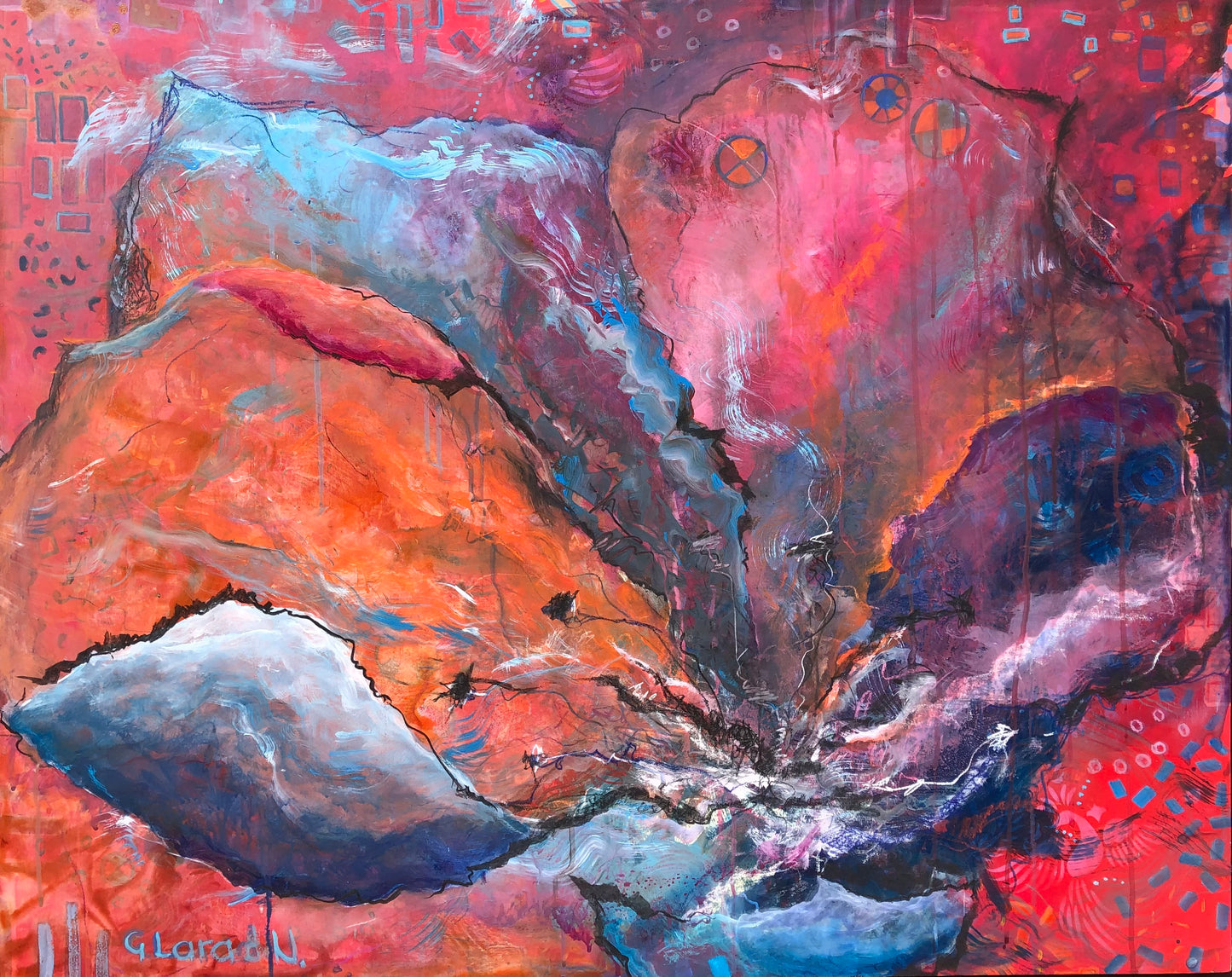 Obra de Arte Original - Bugambilia