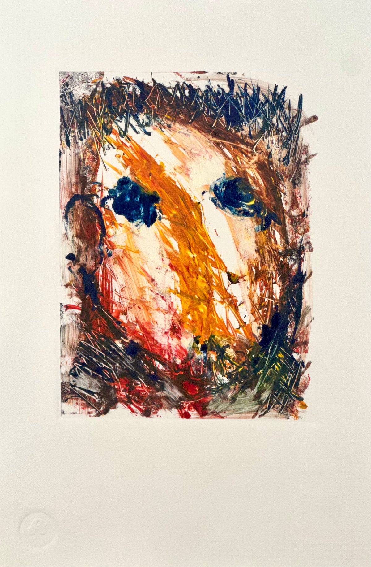 “Autorretrato IV” original abstracto
