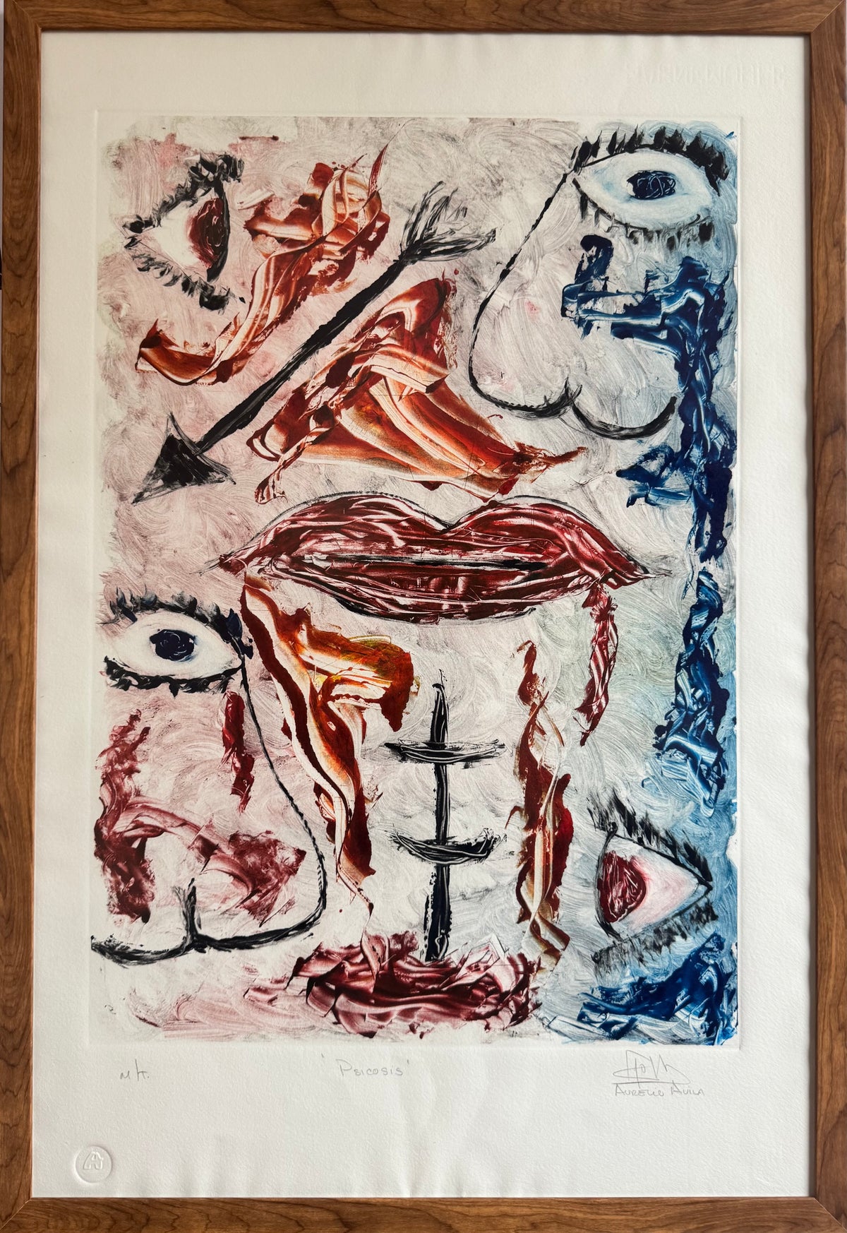 “Psicosis” monotipo original