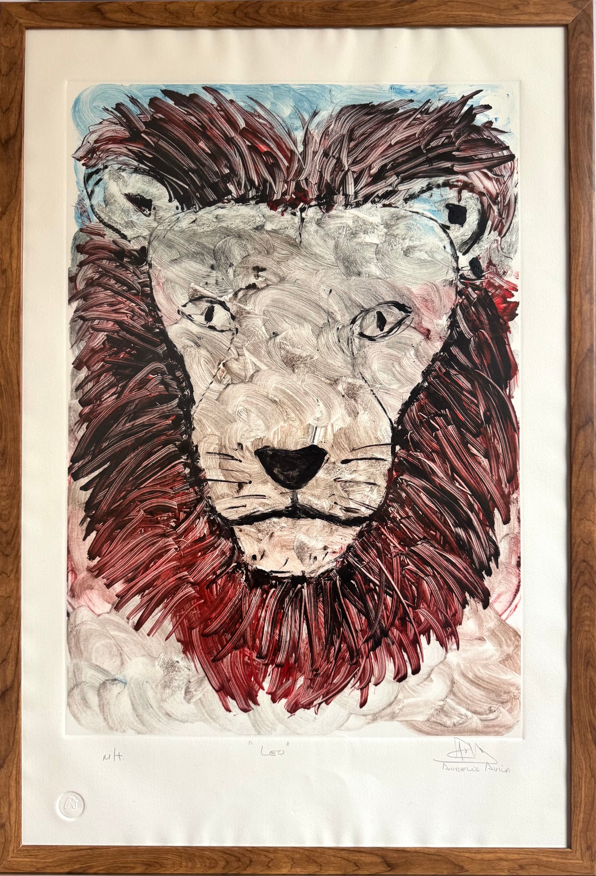 “Leo” original monotipo