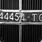 OLD CAR PLATE