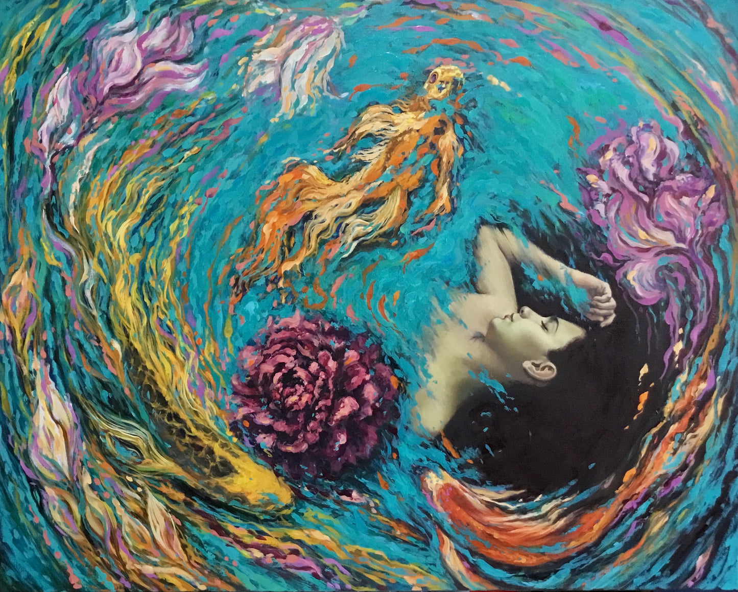 Obra de arte original - Sueño acuático