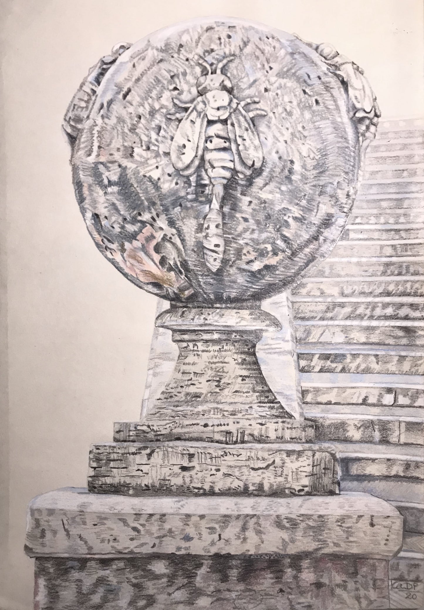 Dibujo. Castillo San Ángel